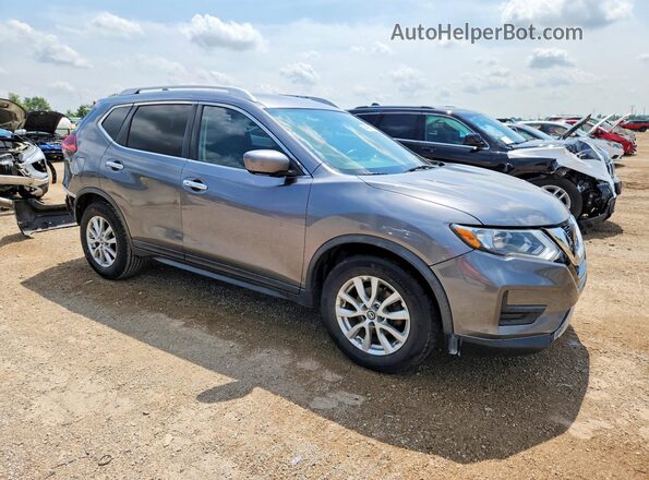 KNMAT2MT0JP517545 2018 NISSAN ROGUE Серый Передняя правая четверть