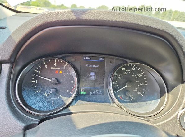 KNMAT2MT0JP517545 2018 NISSAN ROGUE Серый Вид щитка приборов