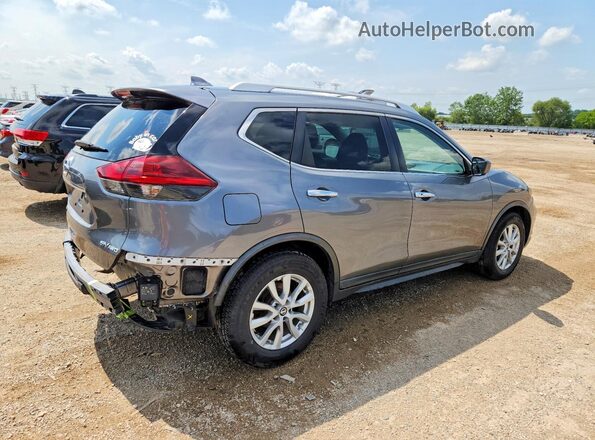 KNMAT2MT0JP517545 2018 NISSAN ROGUE Серый Задняя правая четверть