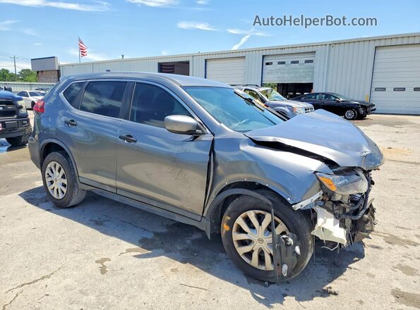 KNMAT2MT0JP549038 2018 NISSAN ROGUE Gray Delantero derecho