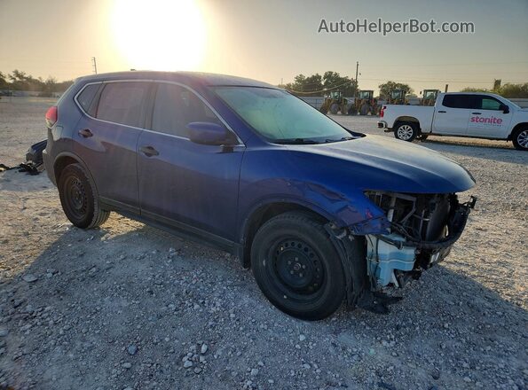 KNMAT2MT0JP573887 2018 NISSAN ROGUE Blue Front right
