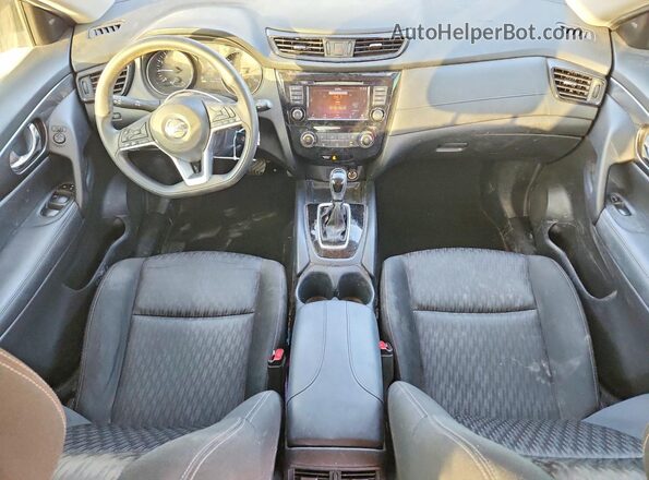 KNMAT2MT0JP573887 2018 NISSAN ROGUE Blue Dashboard view