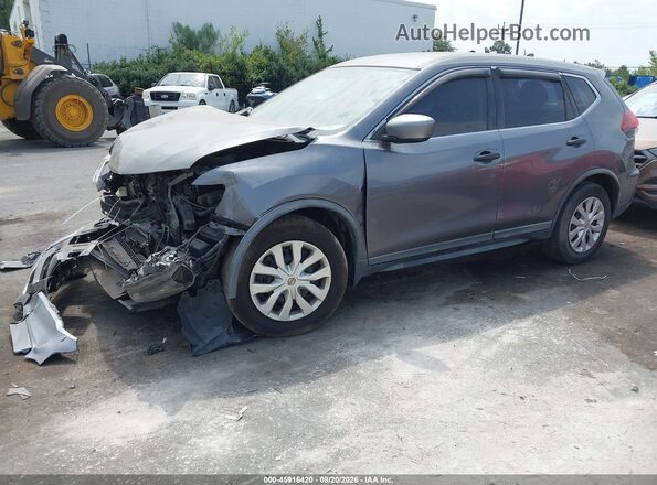 KNMAT2MT0JP589975 2018 NISSAN ROGUE Gray Przód lewy