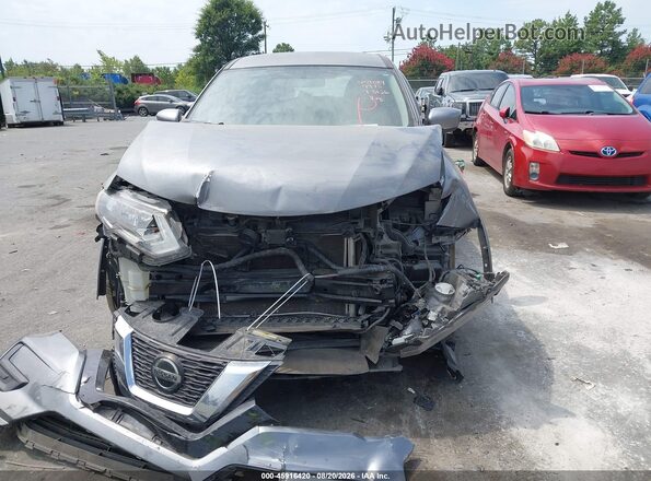 KNMAT2MT0JP589975 2018 NISSAN ROGUE Gray Widok zestawu wskaźników