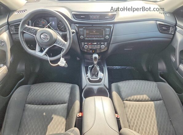 KNMAT2MT0JP612803 2018 NISSAN ROGUE Silver Widok deski rozdzielczej