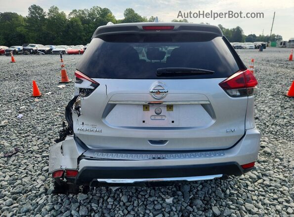 KNMAT2MT0JP612803 2018 NISSAN ROGUE Silver Widok z tyłu
