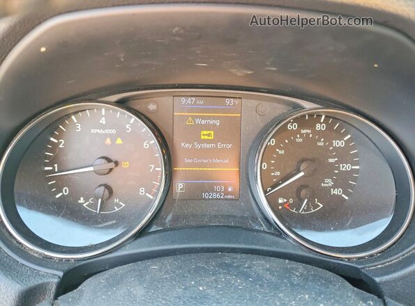KNMAT2MT0JP621792 2018 NISSAN ROGUE Silver Vista del cuadro de instrumentos