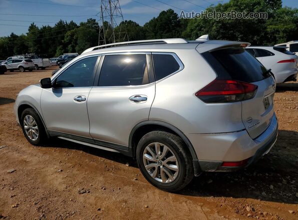 KNMAT2MT0JP621792 2018 NISSAN ROGUE Silver Trasero izquierdo