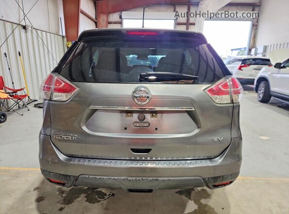 KNMAT2MT1GP598337 2016 NISSAN ROGUE Gray Widok z tyłu