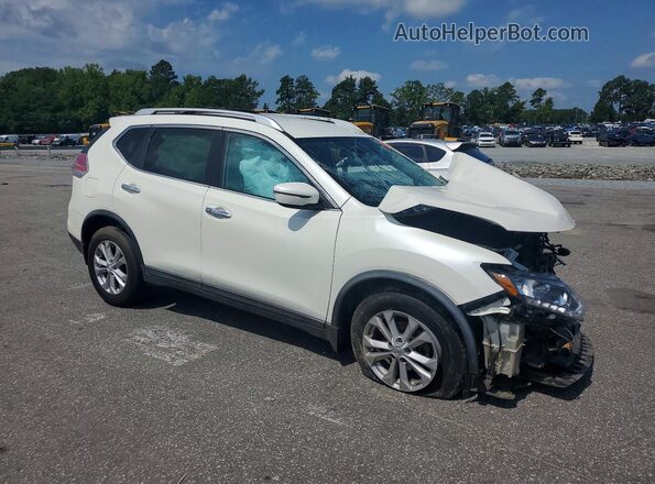 KNMAT2MT1GP599617 2016 NISSAN ROGUE White Przód prawy
