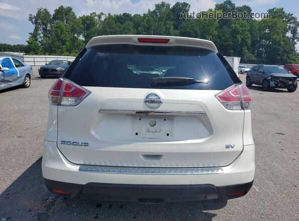 KNMAT2MT1GP599617 2016 NISSAN ROGUE White Widok z tyłu