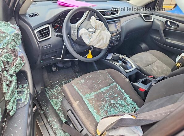 KNMAT2MT1GP622622 2016 NISSAN ROGUE Gray Widok deski rozdzielczej