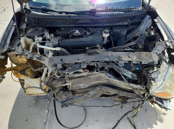 KNMAT2MT1GP622622 2016 NISSAN ROGUE Gray Widok komory silnika