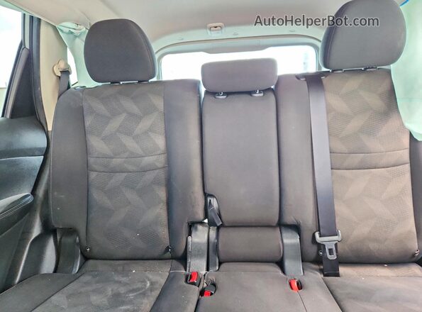 KNMAT2MT1GP622622 2016 NISSAN ROGUE Gray Widok tylnych siedzeń