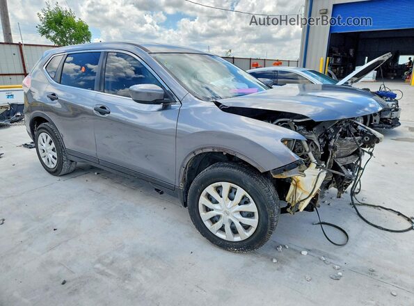 KNMAT2MT1GP622622 2016 NISSAN ROGUE Gray Przód prawy