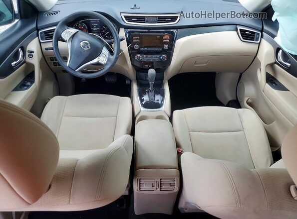 KNMAT2MT1GP640988 2016 NISSAN ROGUE Серый Вид панели приборов