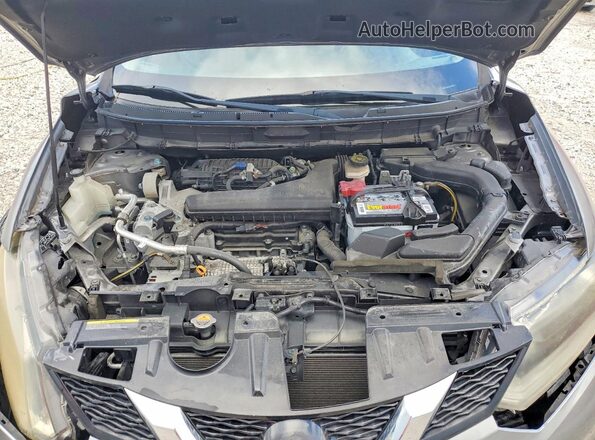 KNMAT2MT1GP640988 2016 NISSAN ROGUE Серый Вид подкапотного пространства