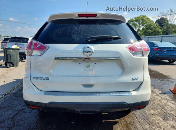 KNMAT2MT1GP645351 2016 NISSAN ROGUE White უკანა ხედი