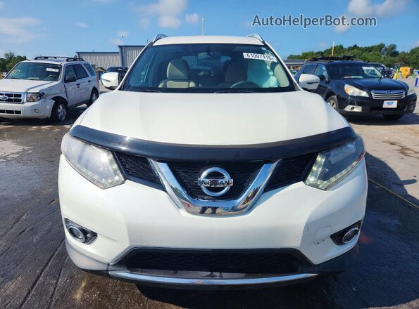 KNMAT2MT1GP645351 2016 NISSAN ROGUE White წინა ხედი