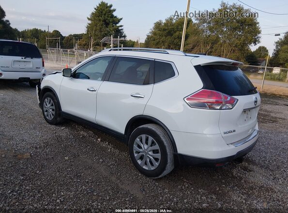 KNMAT2MT1GP652977 2016 NISSAN ROGUE White Trasero izquierdo