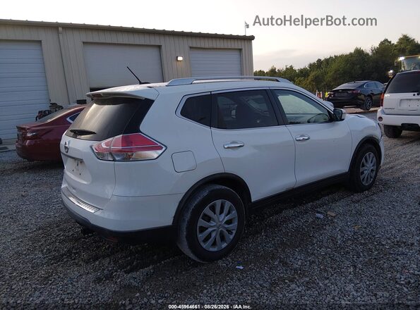 KNMAT2MT1GP652977 2016 NISSAN ROGUE White Trasero derecho