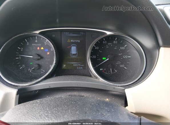 KNMAT2MT1GP652977 2016 NISSAN ROGUE White Vista de los asientos traseros