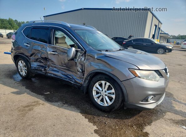 KNMAT2MT1GP661923 2016 NISSAN ROGUE Gray წინა მარჯვენა