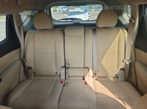 KNMAT2MT1GP661923 2016 NISSAN ROGUE Gray უკანა სავარძლების ხედი
