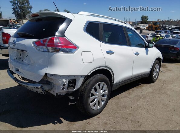KNMAT2MT1GP671237 2016 NISSAN ROGUE White უკანა მარჯვენა