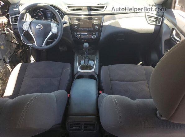 KNMAT2MT1GP673134 2016 NISSAN ROGUE Silver Dashboard view