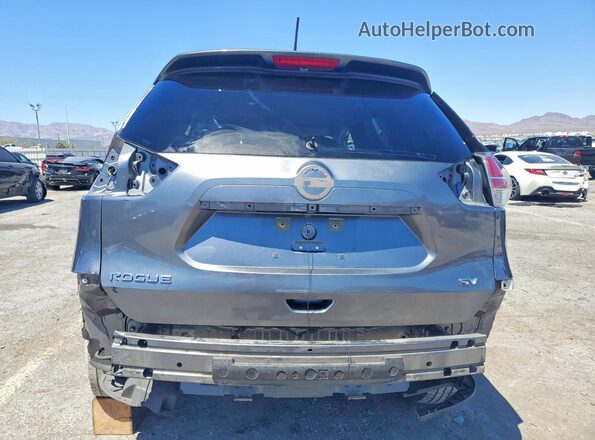 KNMAT2MT1GP673134 2016 NISSAN ROGUE Silver Rear view