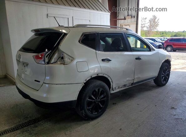 KNMAT2MT1GP682335 2016 NISSAN ROGUE White Tył prawy