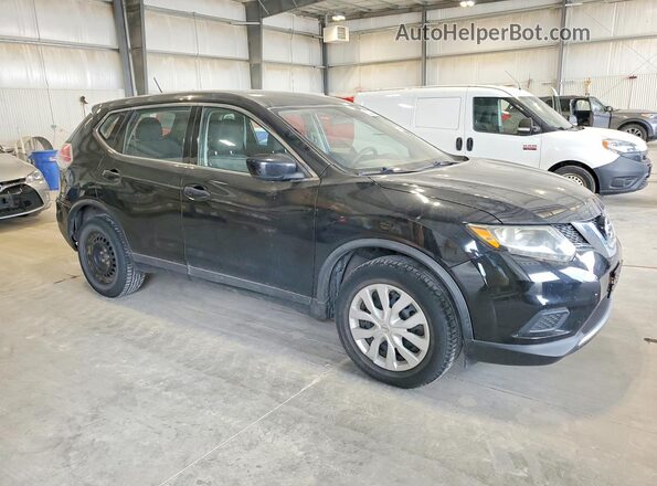 KNMAT2MT1GP686448 2016 NISSAN ROGUE Черный Передняя правая четверть