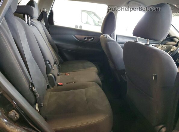 KNMAT2MT1GP686448 2016 NISSAN ROGUE Черный Вид задней части салона