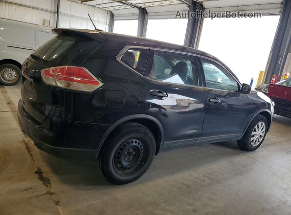 KNMAT2MT1GP686448 2016 NISSAN ROGUE Черный Задняя правая четверть