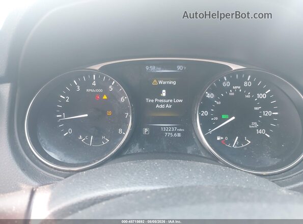 KNMAT2MT1GP691228 2016 NISSAN ROGUE Белый Вид задних сидений