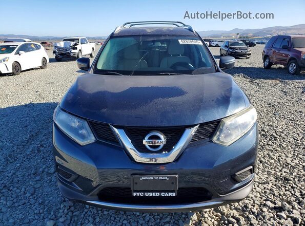 KNMAT2MT1GP715642 2016 NISSAN ROGUE Blue Vista frontal