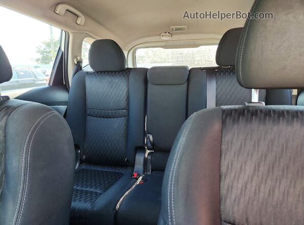 KNMAT2MT1HP555828 2017 NISSAN ROGUE White Widok tylnych siedzeń