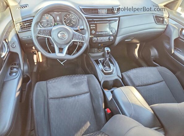 KNMAT2MT1HP555828 2017 NISSAN ROGUE White Widok deski rozdzielczej