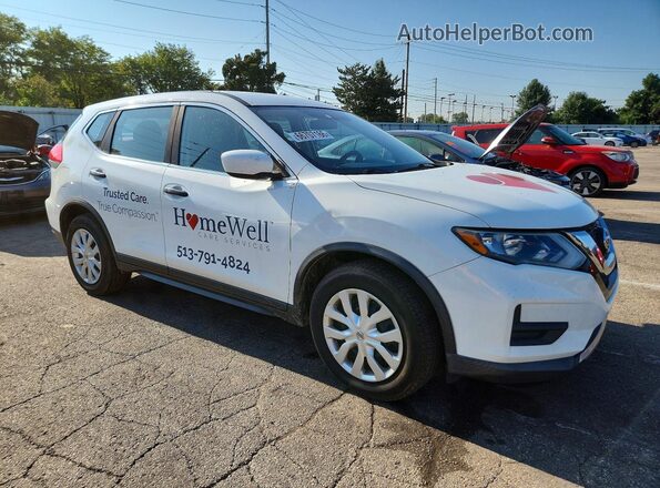 KNMAT2MT1HP555828 2017 NISSAN ROGUE White Przód prawy