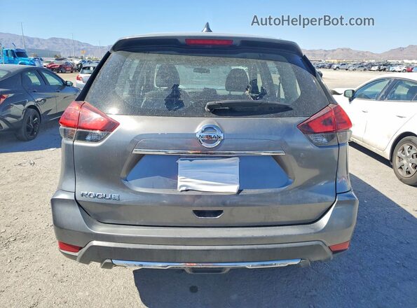 KNMAT2MT1HP580518 2017 NISSAN ROGUE Gray Հետևի տեսք
