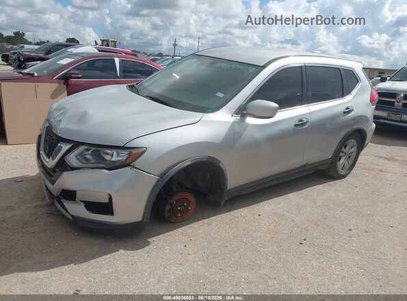 KNMAT2MT1HP617146 2017 NISSAN ROGUE Silver Передня ліва чверть