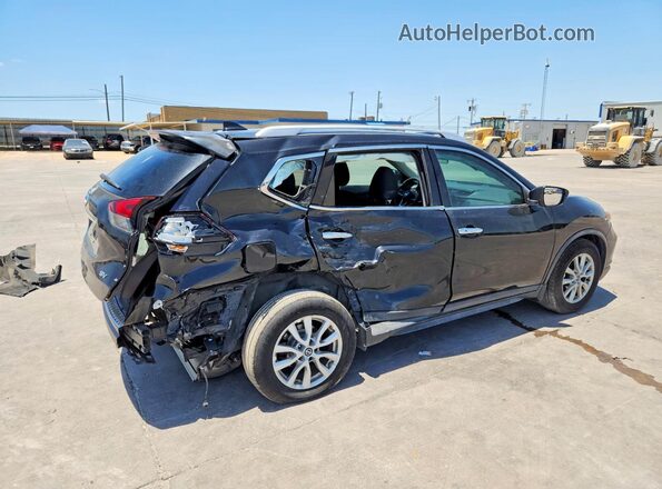 KNMAT2MT1JP514556 2018 NISSAN ROGUE Черный Задняя правая четверть