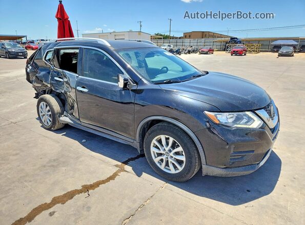 KNMAT2MT1JP514556 2018 NISSAN ROGUE Черный Передняя правая четверть