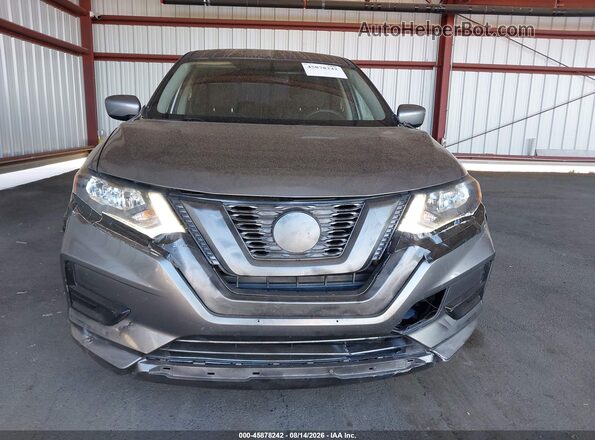 KNMAT2MT1JP528781 2018 NISSAN ROGUE Gray წინა ხედი