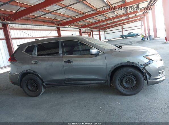 KNMAT2MT1JP528781 2018 NISSAN ROGUE Gray უკანა სალონის ხედი