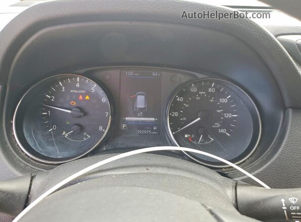 KNMAT2MT1JP541949 2018 NISSAN ROGUE Black Instrument cluster view