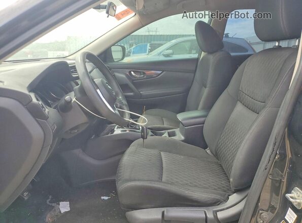 KNMAT2MT1JP541949 2018 NISSAN ROGUE Black Front interior view