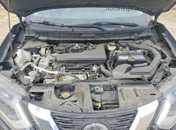 KNMAT2MT1JP541949 2018 NISSAN ROGUE Black Engine compartment view