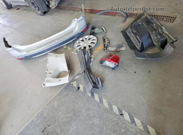 KNMAT2MT1KP544044 2019 NISSAN ROGUE Silver VIN კოდის სტიკერის ხედი